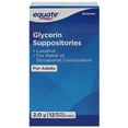 thumbnail image 1 of Equate Glycerin Suppositories, 1 of 3