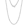 thumbnail image 1 of Luxury Designs 18” unisex Sterling Silver Singapore chain, 1 of 2