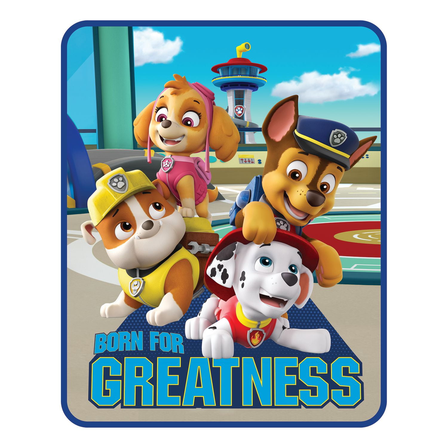 Paw Patrol Boy Great Job Pups Silk Touch Throw Walmart