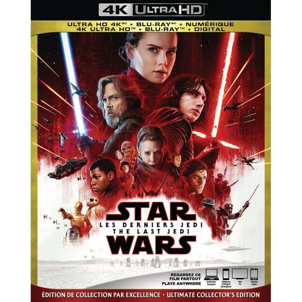 Star Wars: Les Derniers Jedi (4K Ultra HD + Blu-ray + HD Numérique) (Bilingue)