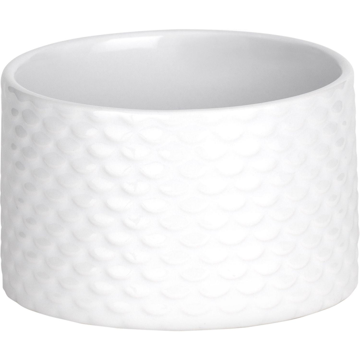 hometrends White Fishscale Ceramic Bowl Walmart Canada