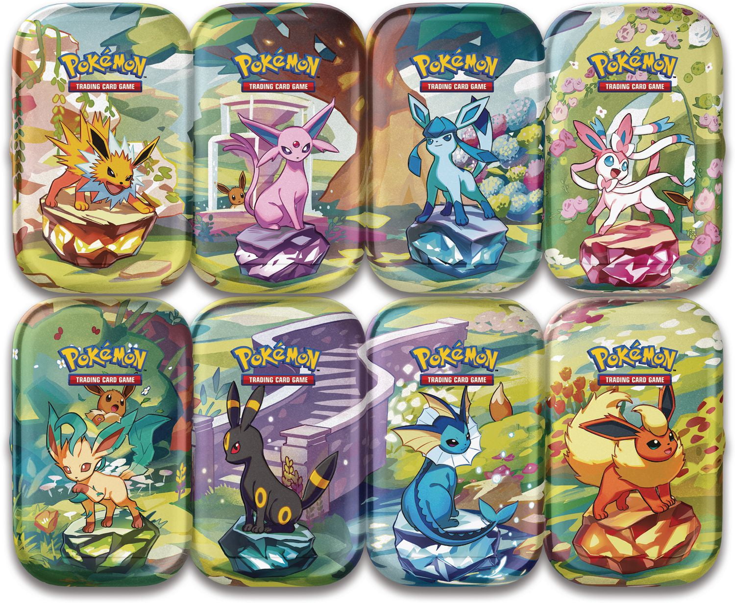 Pokémon TCG: Scarlet & Violet—Prismatic Evolutions Mini Tin | Recevez 1 boîte au hasard !