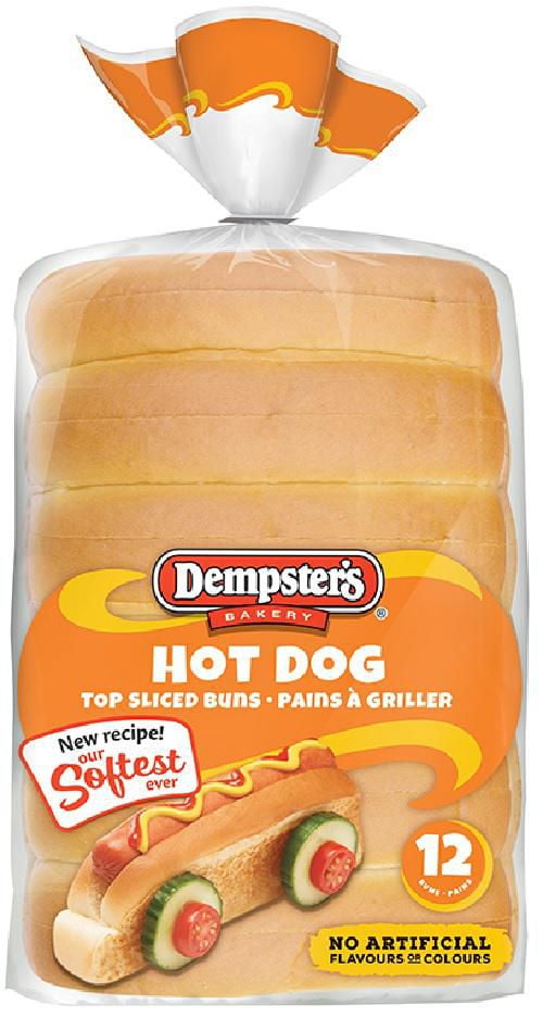 Dempster's® Top Sliced Hot Dog Buns Walmart Canada