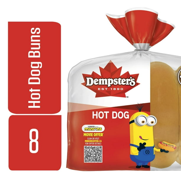 Pains à hot-dog originaux de Dempster’s® Emb. de 8; 376&nbsp;g