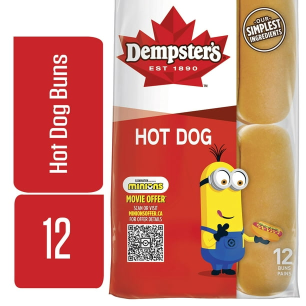 Pains à hot-dog originaux de Dempster’s® Emb. de 12; 636&nbsp;g