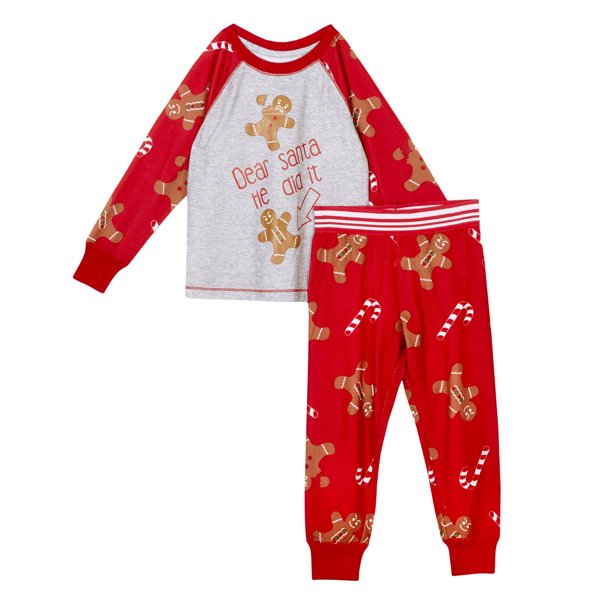 Pyjama George pour bambins fantaisie de Noël, 2 pièces