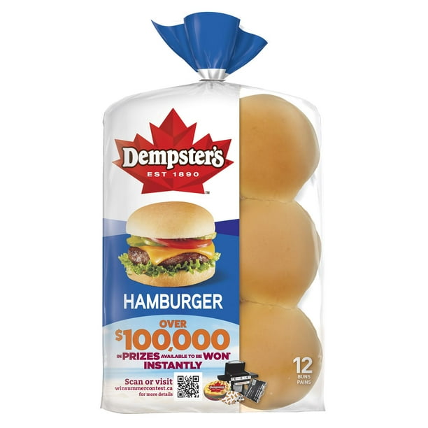 Dempster’s® Original Hamburger Buns, Pack of 12 Walmart.ca