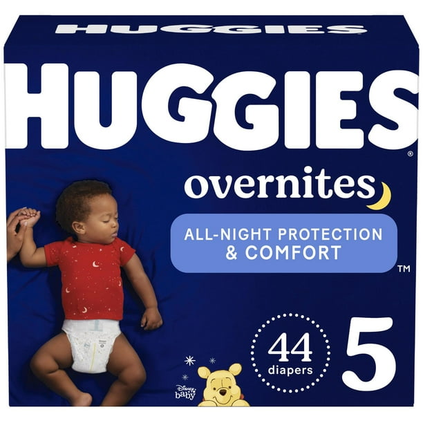 Little Movers couches pour bébés, taille 4, 58 unités – Huggies : Couche