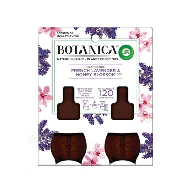 Botanica par Air Wick, Recharge d'huile parfumée 0 + 2, parfum Magnolia de l'Himalaya et vanille