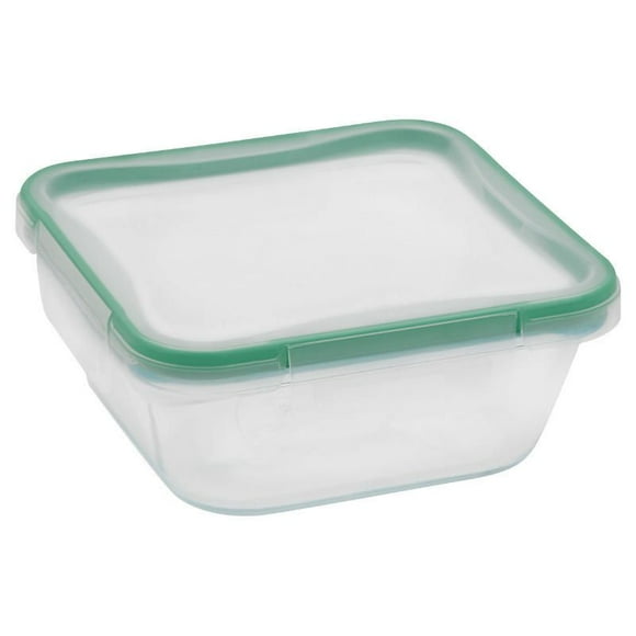 Snapware ®  950Ml Square Glass Food Stoarge with Plastic Lid
