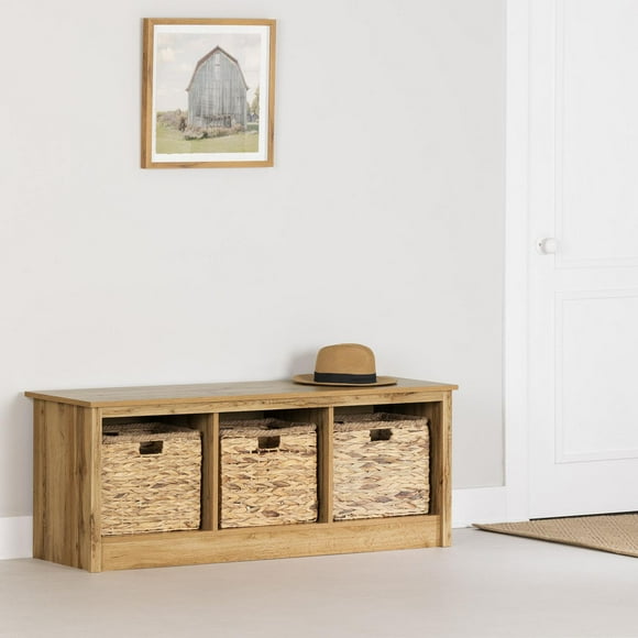 Mudroom bench with storage from the collection Toza South Shore