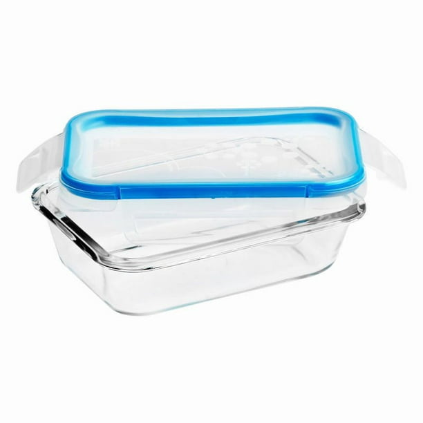 Contenant en verre rectangulaire SNAPWAREMD de 470 ml avec couvercle en plastique pour conserver les aliments