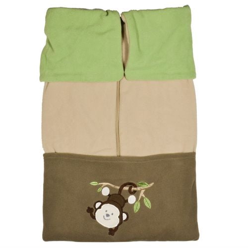 Couverture pour poussette - Cuddlecare, appliquée de singe