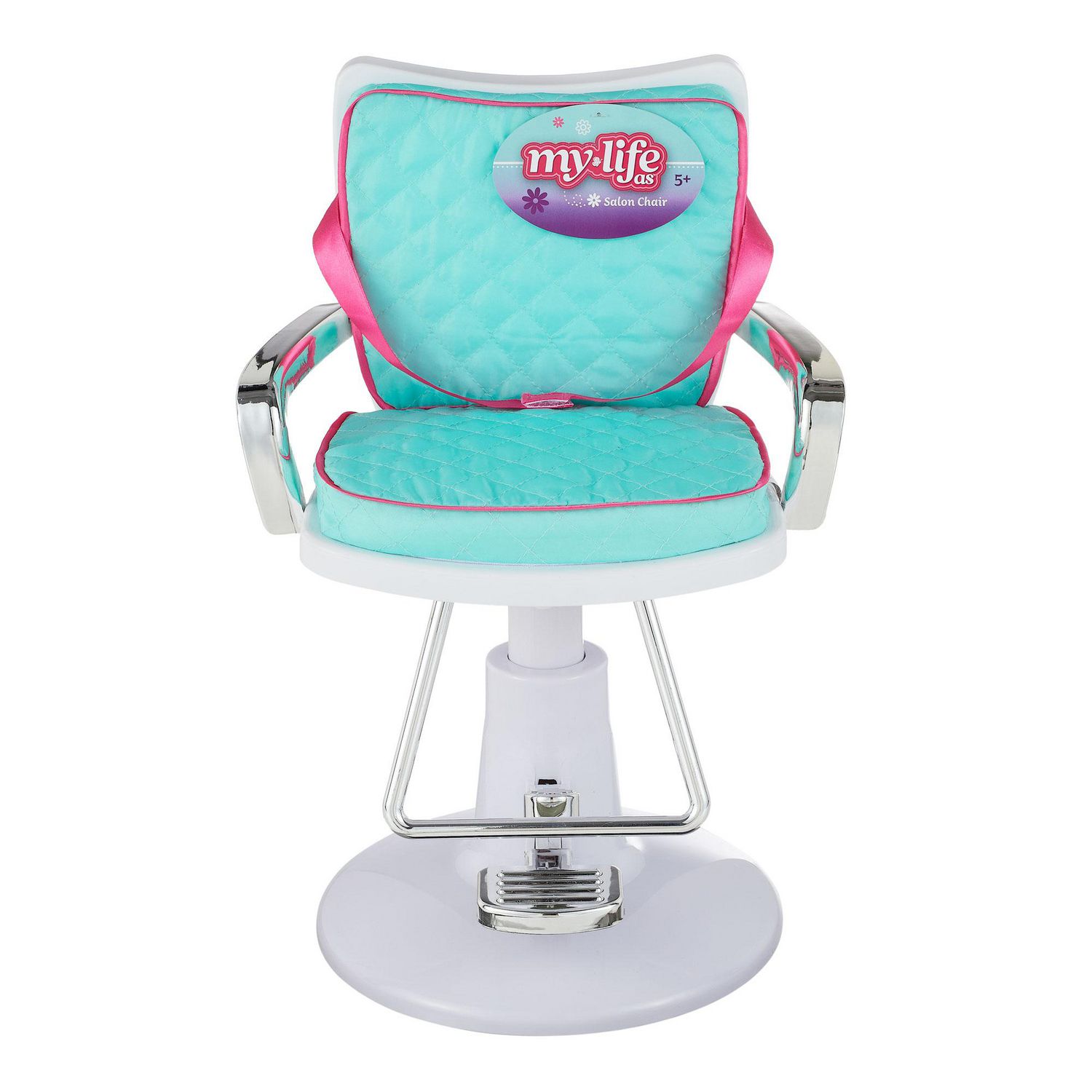 My Life As Salon Chair for 18” Dolls, 1 Piece, Blue, Pink, White, and  Chrome | Walmart Canada