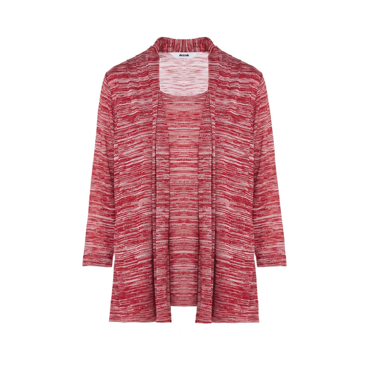 cardigan with attached top