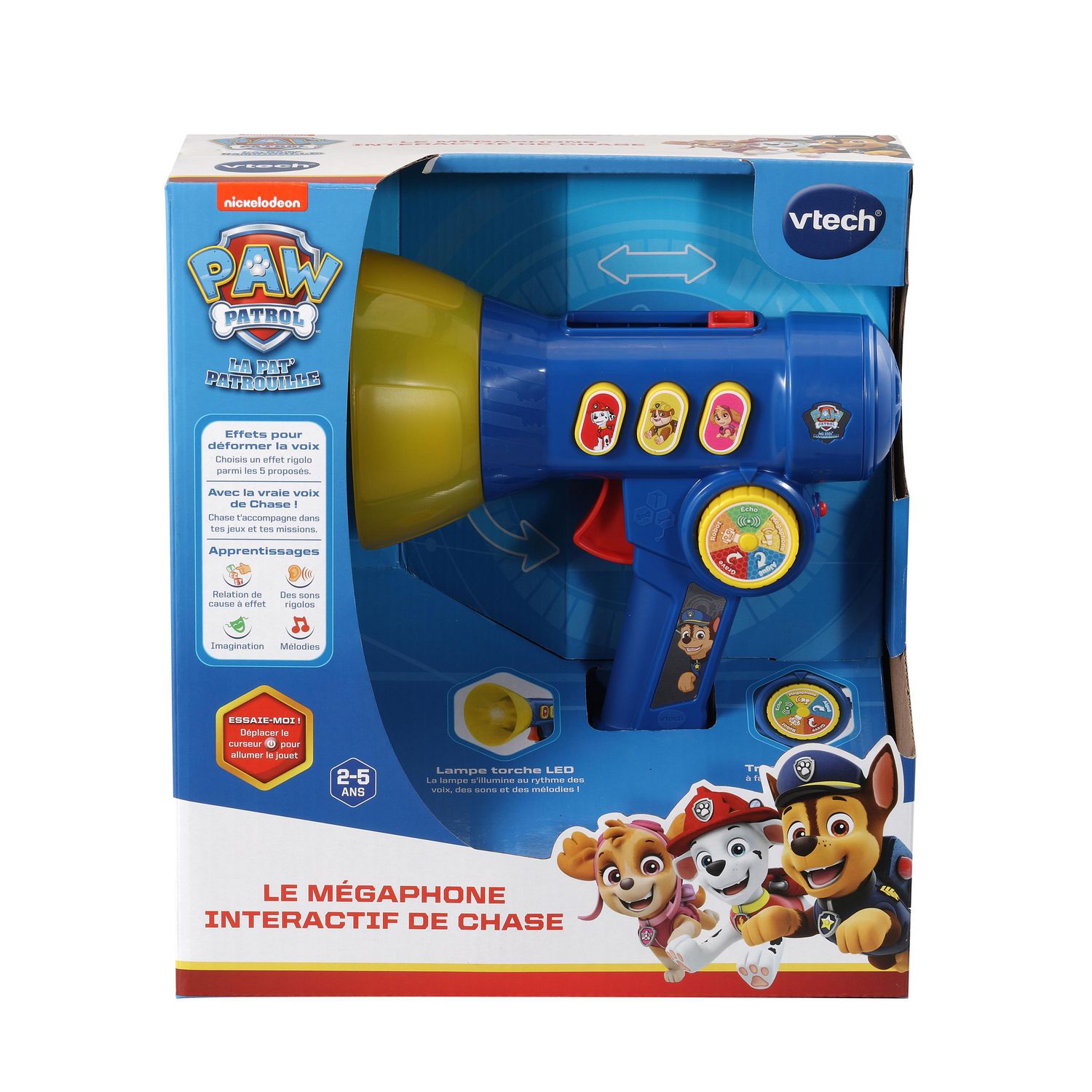  VTech PAW Patrol Megaphone Mission Voice Changer, Blue, 2 To 5  Years : Toys & Games