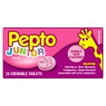 thumbnail image 1 of Pepto Kid's Junior Tablets for Heartburn, Acid Indigestion, Sour Stomach, and Upset Stomach, Bubblegum Flavor, 1 of 9