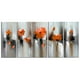 Peinture sur toile Design Art Art moderne fleurs en orange – image 1 sur 3