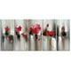 Peinture sur toile Design Art Art moderne fleurs en rouge – image 1 sur 3