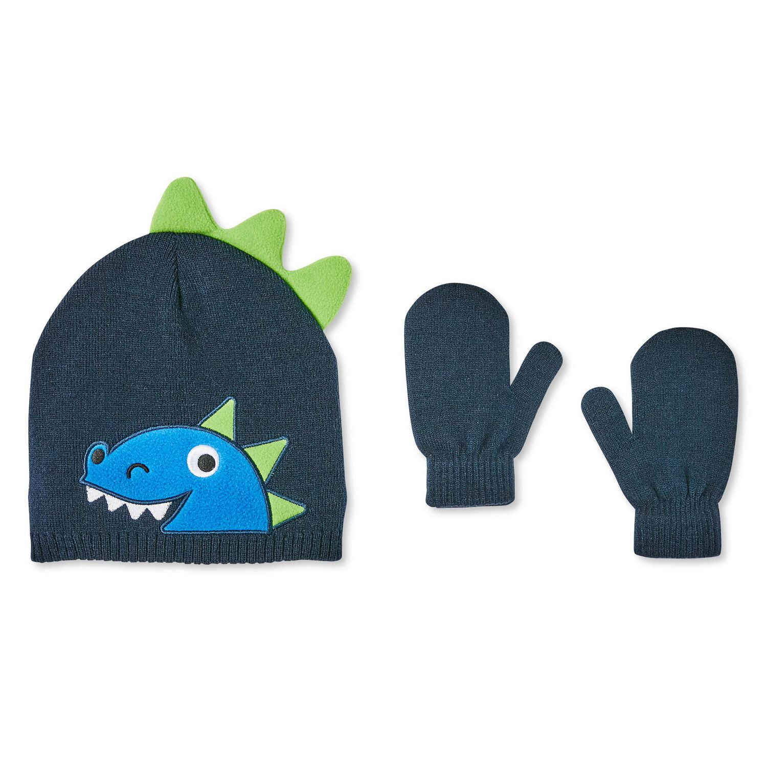 George Toddler Boys' Knit Beanie and Mittens 2-Piece Set