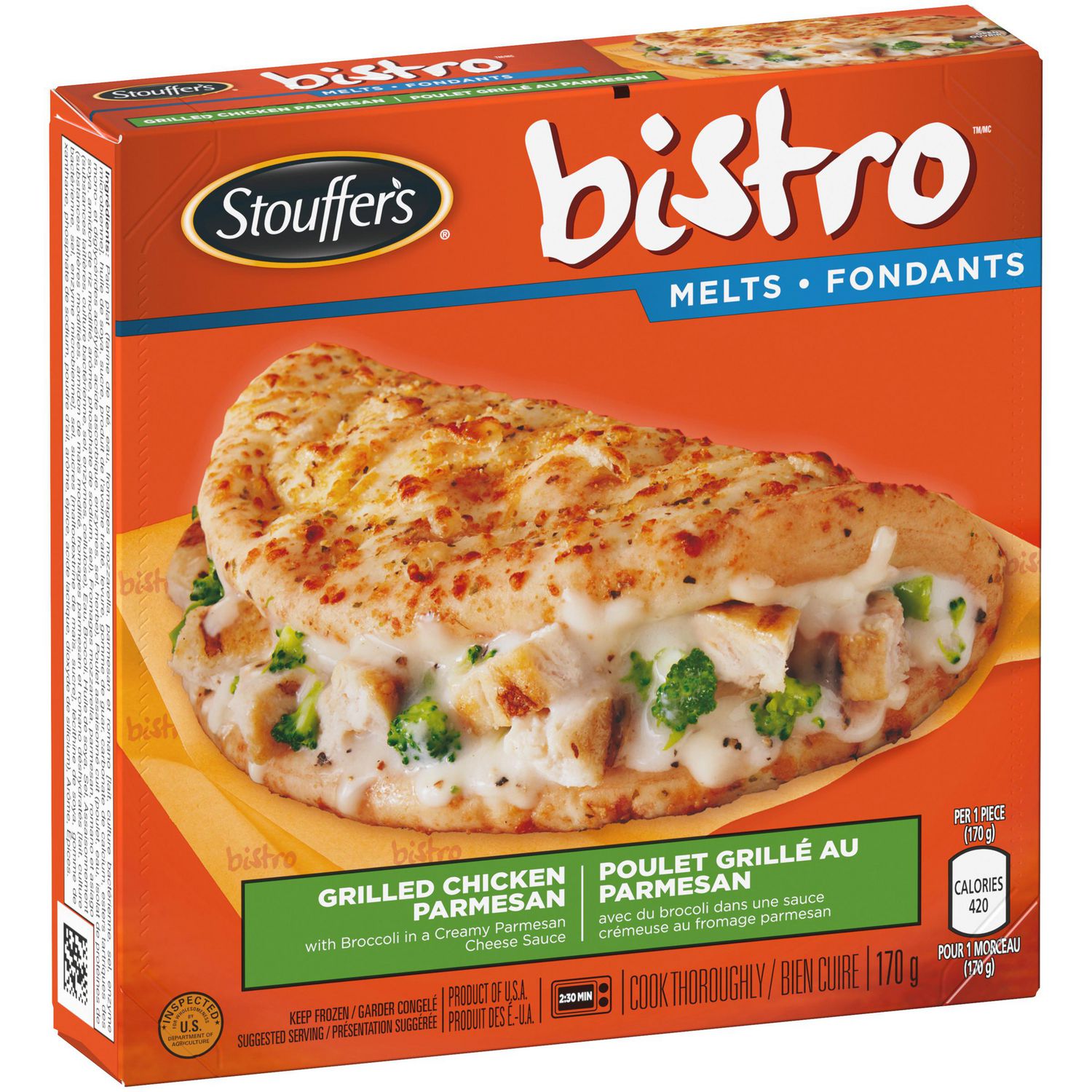 Stouffer S Bistro Melts Grilled Chicken Parmesan Walmart Canada