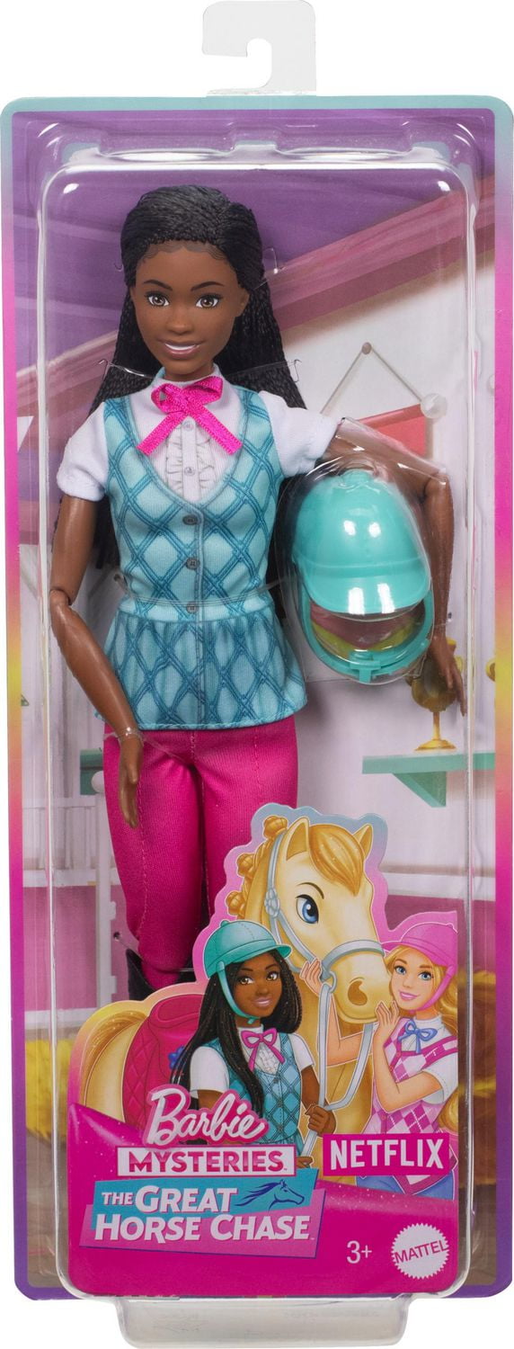 Barbie Mysteries The Great Horse Chase Barbie Brooklyn Doll with Riding Clothes Accessories Ages 3Y Walmart