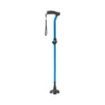 thumbnail image 1 of Medline TriGlide Folding Cane, Blue, 1 of 4