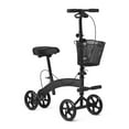 thumbnail image 1 of Medline Manual Seated Scooter Knee Walker, Black, 1 of 4