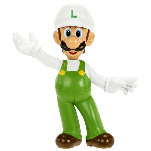 Figurine articulée 2,5 po Nintendo - Luigi de Feu