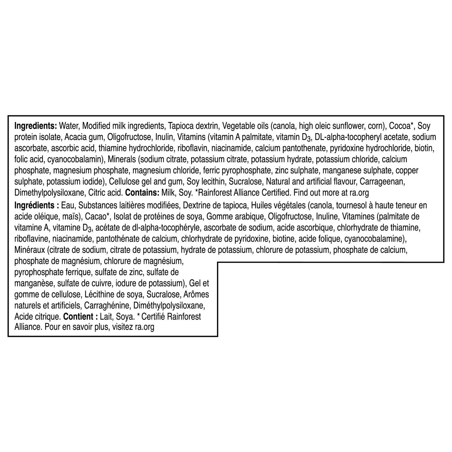 BOOST CarbSmart Chocolate, High Protein, Low Sugar, 24 Vitamins & Minerals, Nutritional Supplement, 16g Protein, 0.5g Sugar, Kosher, Gluten-free, Suitable For Diabetics, 6 x 237 ML