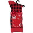 thumbnail image 2 of Gildan Checkered Crew Socks 1pk, 2 of 2
