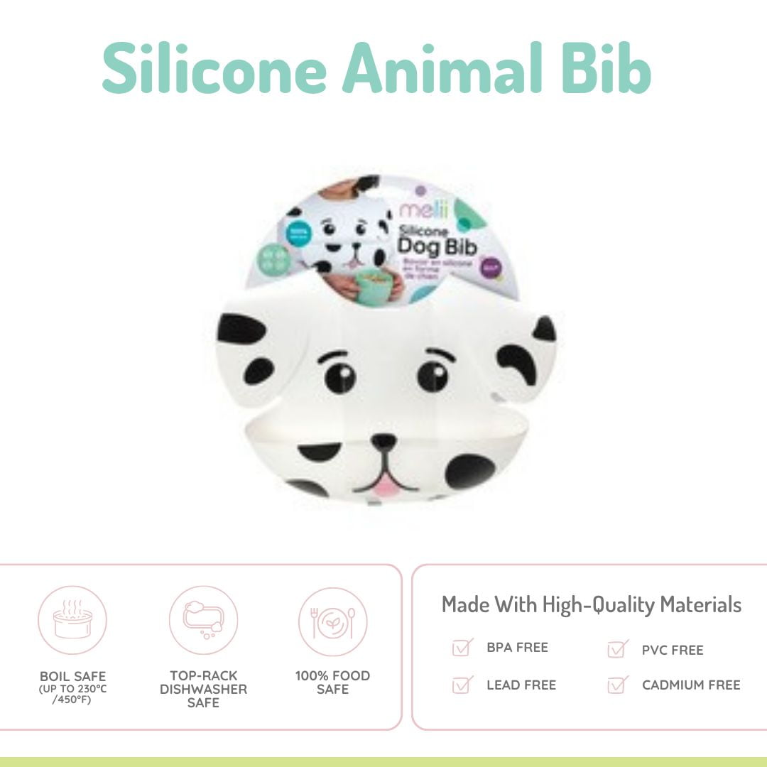 Silicone Baby & Toddler Dog Bib