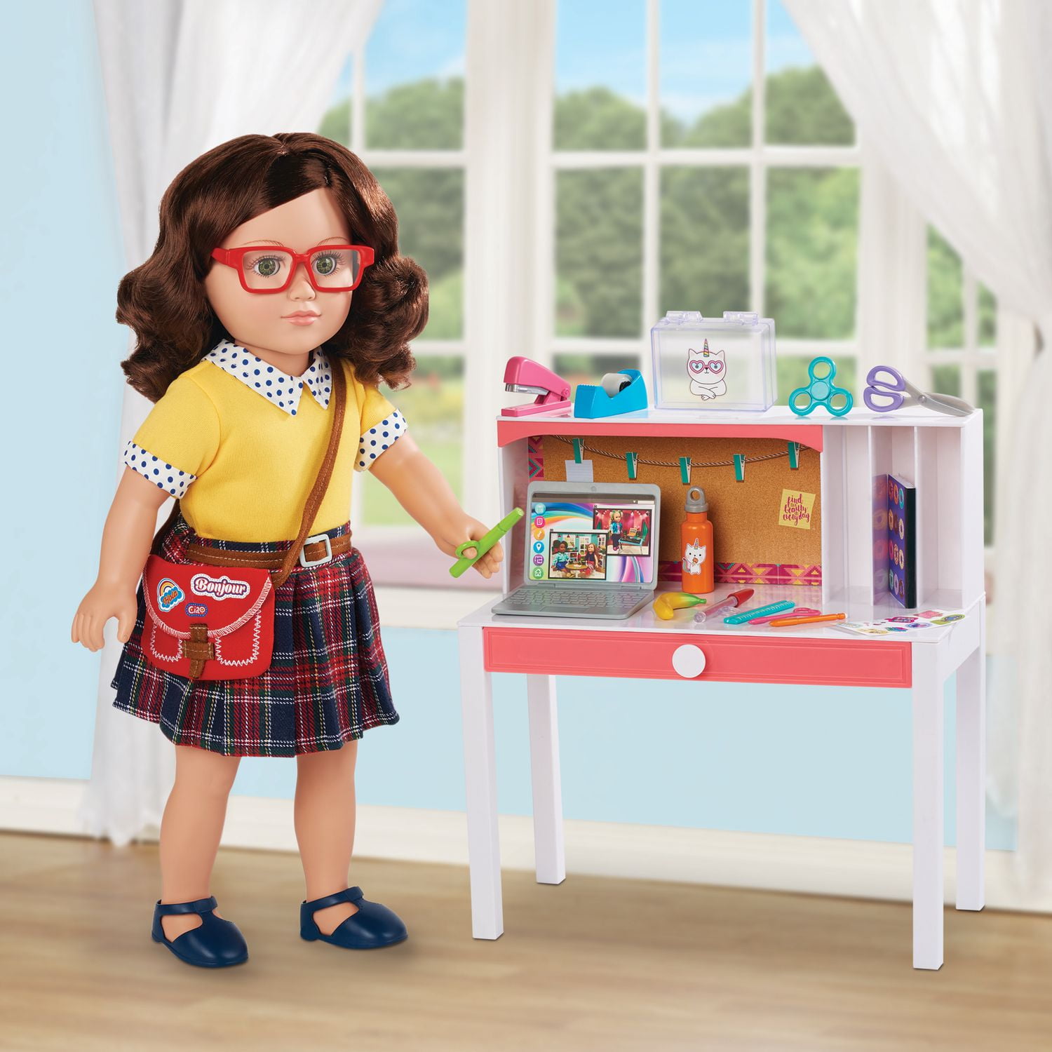 Off to School, 18 Doll Supplies Set
