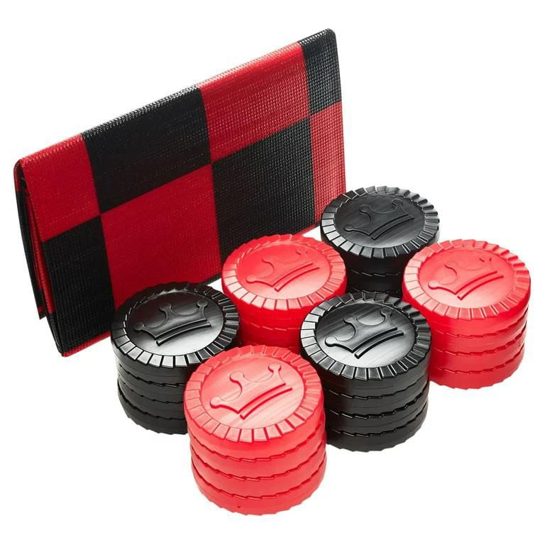 JUMBO CHECKERS SET, OUTDOOR SUMMER TOYS - Walmart.ca