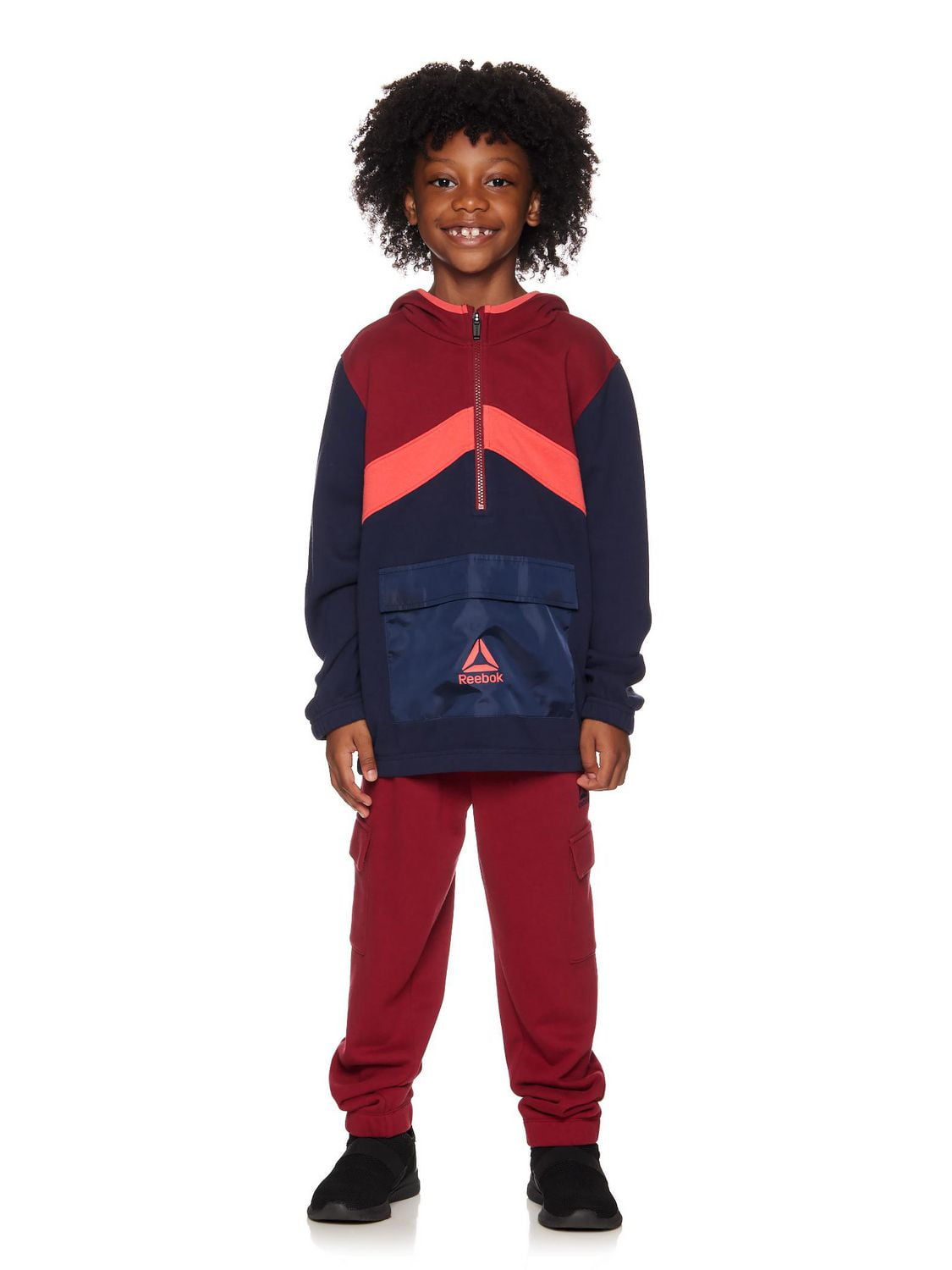 Boys half zip clearance hoodie