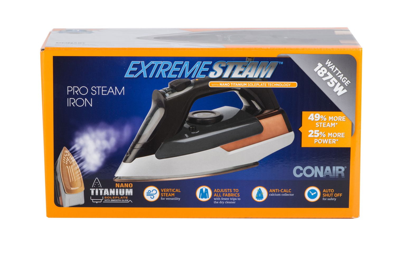 Conair Extreme Steam 1875 Watt Pro Steam Iron Pro Steam Iron