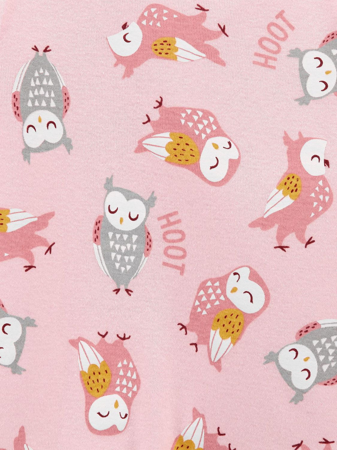 Pyjama 4 pièces en coton pour filles Child of Mine made by Carter's - chouette