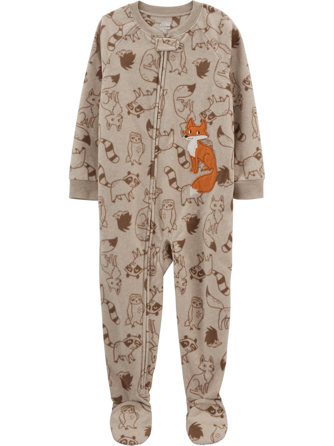 Child of Mine made by Carter's Toddler Boy 1-Piece Fleece Pyjama - Fox