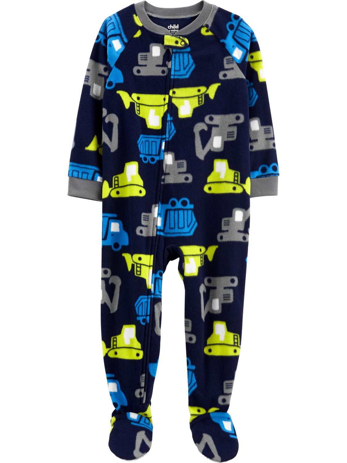 Child of Mine made by Carter's Toddler Boy 1-Piece Fleece Pyjama - Construction