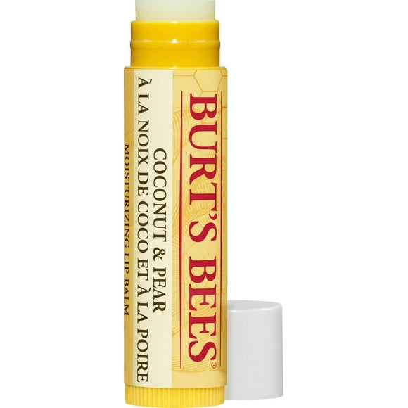 Burt’s Bees 100% Natural Moisturizing Lip Balm, Coconut & Pear -, 1 Tube