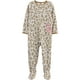 Pyjama Polaire 1-Pièce pour fille en bas âge Child of Mine made by Carter's - Gravure de guépard – image 1 sur 2