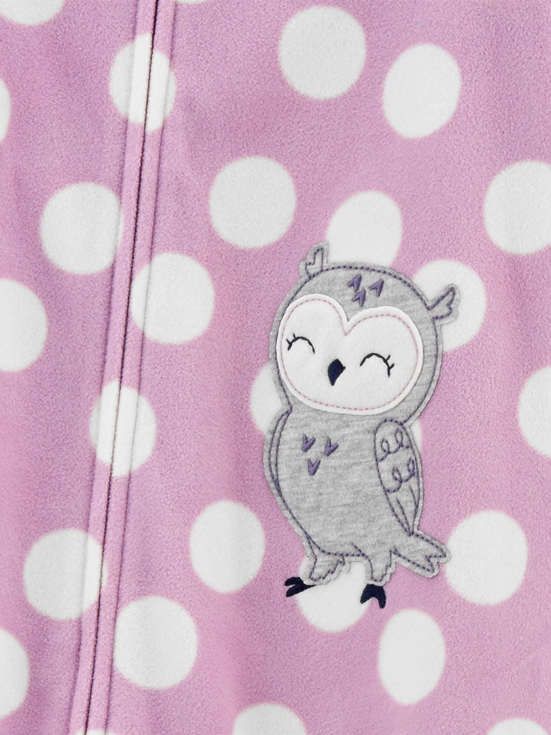 Child of Mine made by Carter's Girls 1PC Fleece PJ- Owl