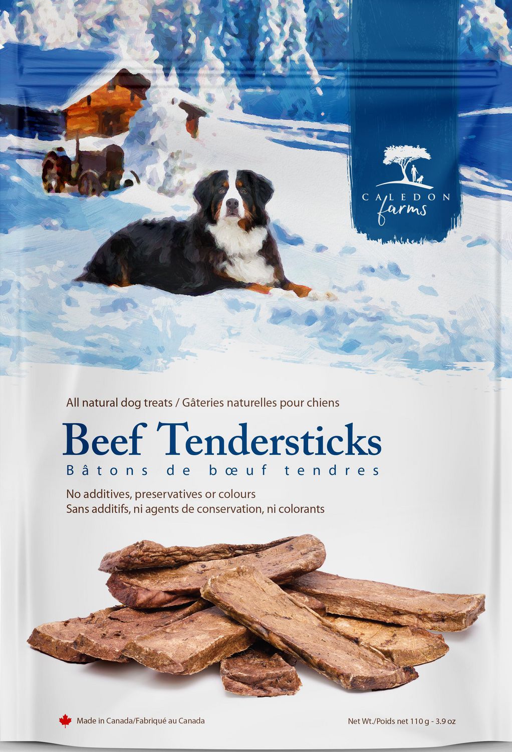 Natural Dog Treats - Nerfs de Bœuf pour Chien - Bâtons de bœuf