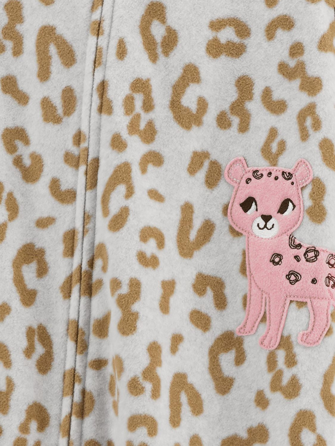 Child of Mine made by Carter's Girls 1PC Fleece PJ- Cheetah