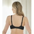 thumbnail image 3 of Bestform 9706715 Satin Trim Wireless Cotton Bra with Unlined Cups, 3 of 7
