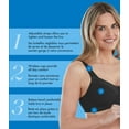 thumbnail image 4 of Bestform 9706715 Satin Trim Wireless Cotton Bra with Unlined Cups, 4 of 7