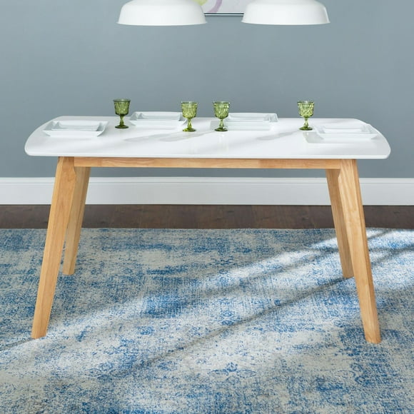 Manor Park Table à manger rétro moderne en bois