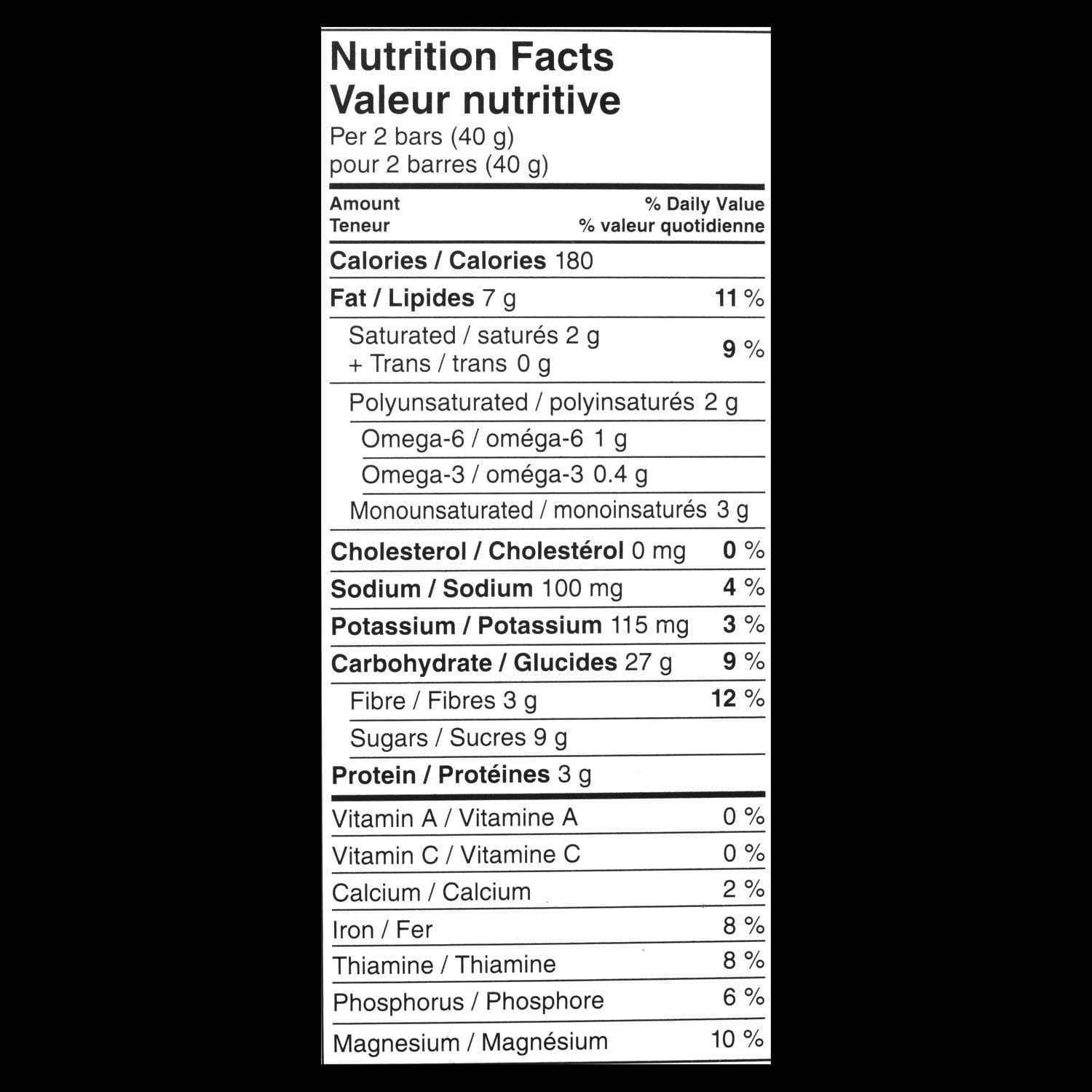 Kashi Seven Grain Chocolate Chip Chia With Quinoa Bars Walmart.ca