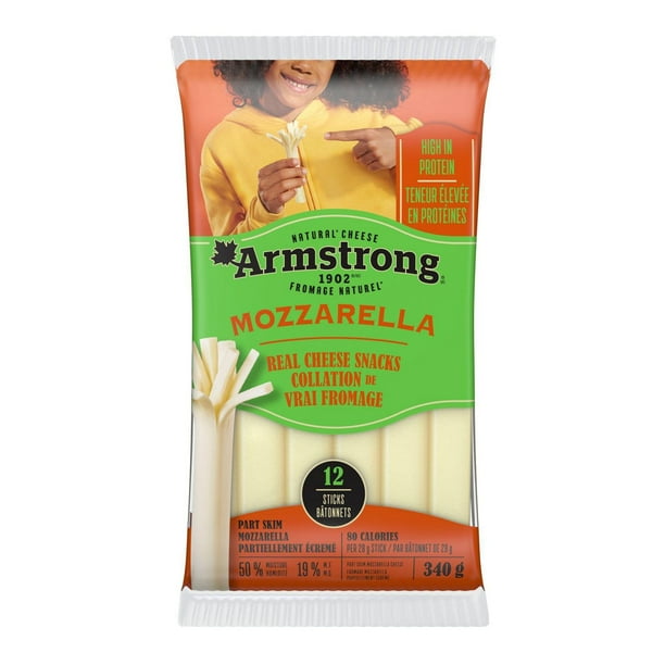 Armstrong Mozzarella Real Cheese Snacks, 12 x 28 g Sticks Walmart.ca