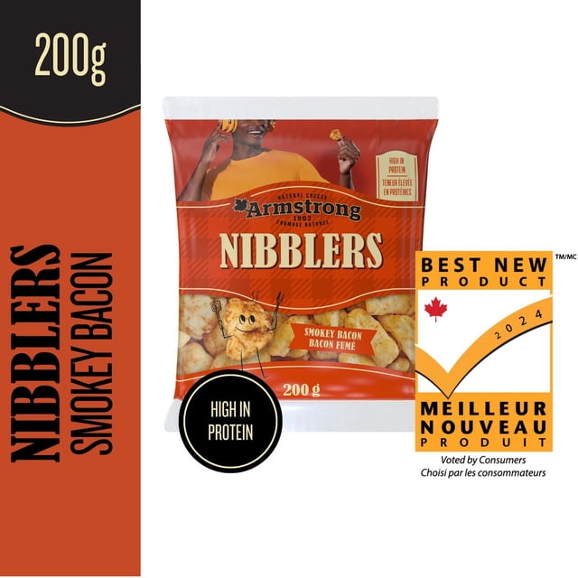 Armstrong Nibblers Smokey Bacon Natural Cheese Snacks